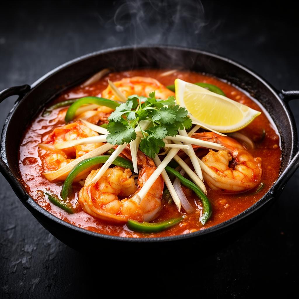 King Prawn Karahi — Jaflong Tandoori Richmond